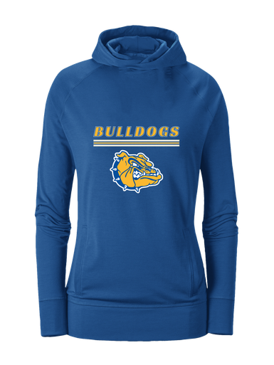 Natchez Bulldogs Mascot #8 Women's Hoodie