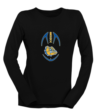 Natchez Bulldogs Football #4 Women's LS T-Shirt