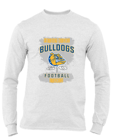 Natchez Bulldogs Football #6 Men's Premium LS T-Shirt