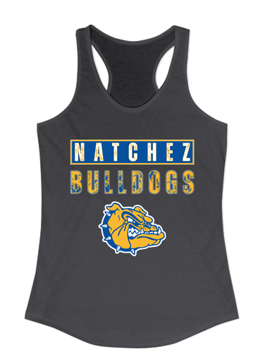 Natchez Bulldogs Mascot #9 Women's Tank Top