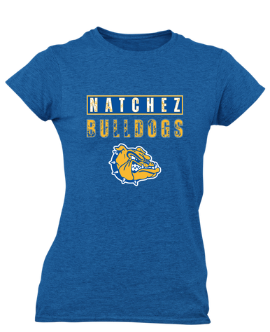Natchez Bulldogs Mascot #9 Women's Premium SS T-Shirt