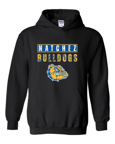 Natchez Bulldogs Mascot #9 Men's Hoodie