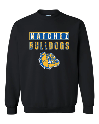 Natchez Bulldogs Mascot #9 Men's Sweatshirt