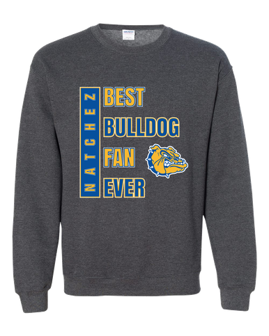 Natchez Bulldogs Best Bulldog Fan Men's Sweatshirt