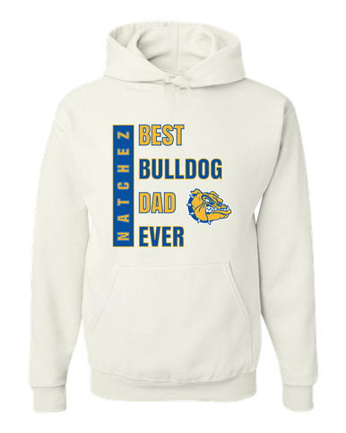 Natchez Bulldogs Best Bulldog Dad Men's Premium Hoodie