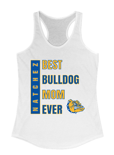 Natchez Bulldogs Best Bulldog Mom Women's Tank Top