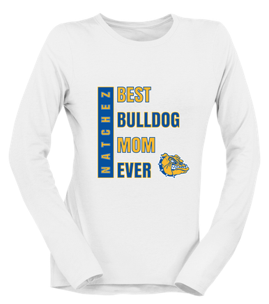 Natchez Bulldogs Best Bulldog Mom Women's Premium LS T-Shirt