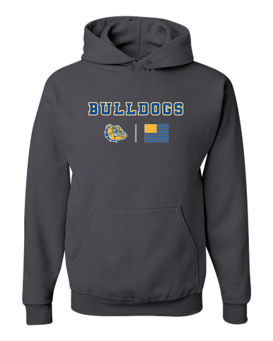 Princeton Bulldogs Team Colors Flag Men's Premium Hoodie