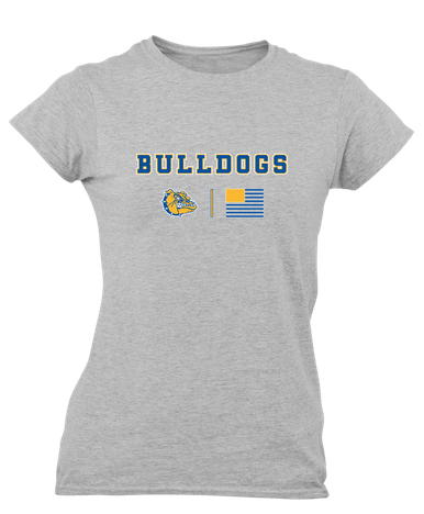Princeton Bulldogs Team Colors Flag Women's SS T-Shirt