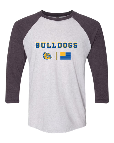 Princeton Bulldogs Team Colors Flag Men's Baseball T-Shirt