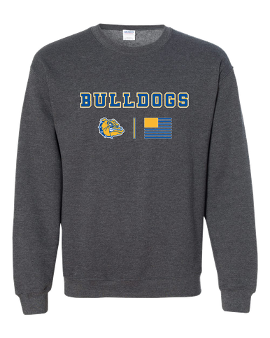 Princeton Bulldogs Team Colors Flag Men's Sweatshirt