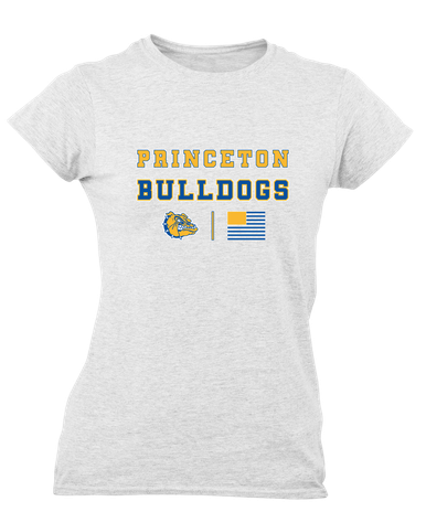 Princeton Bulldogs Spirit Flag Women's SS T-Shirt