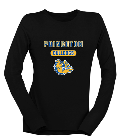 Princeton Bulldogs Mascot #3 Women's LS T-Shirt