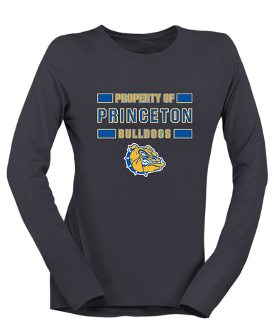 Princeton Bulldogs Property Of Women's LS T-Shirt