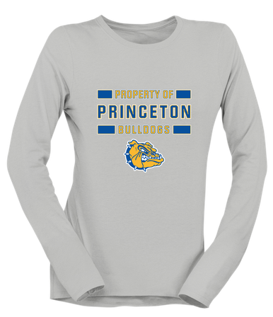 Princeton Bulldogs Property Of Women's Premium LS T-Shirt