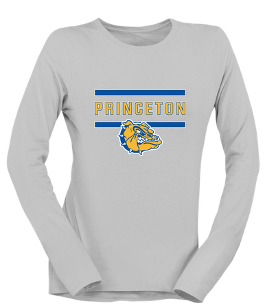 Princeton Bulldogs Mascot #4 Women's LS T-Shirt