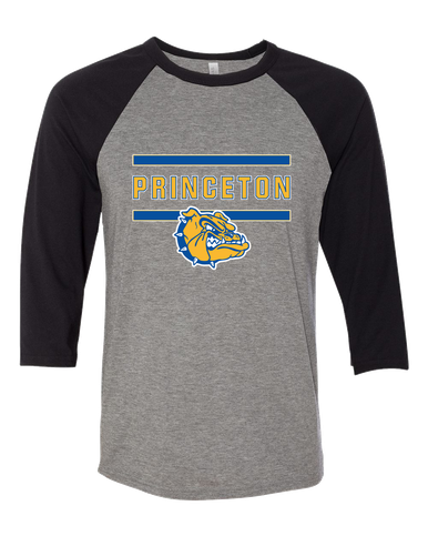 Princeton Bulldogs Mascot #4 Men's Baseball T-Shirt
