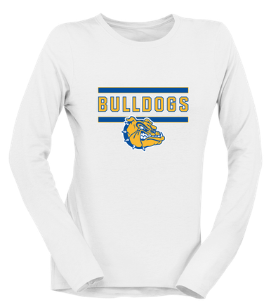 Princeton Bulldogs Mascot #5 Women's LS T-Shirt