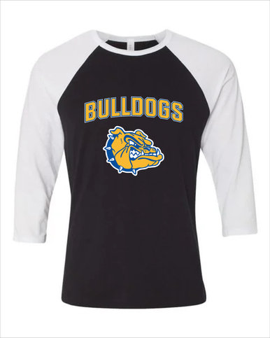 Princeton Bulldogs Mascot #6 Women's Baseball T-Shirt