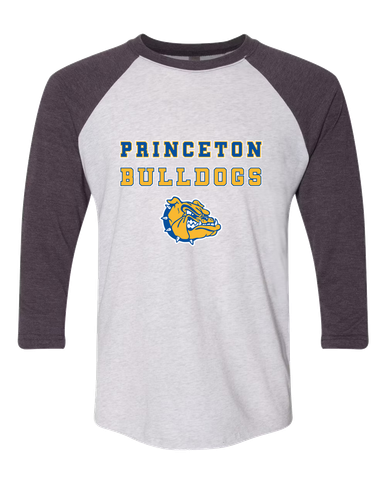 Princeton Bulldogs Spirit Women's Baseball T-Shirt