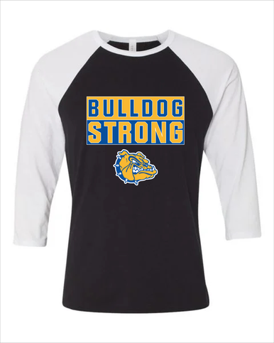 Princeton Bulldogs Strong #1 Women's Baseball T-Shirt