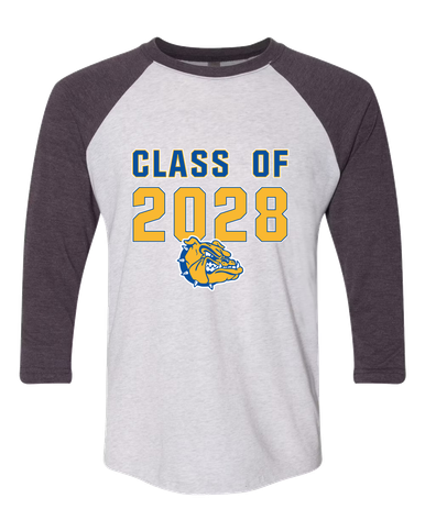 Princeton Bulldogs Class of 2028 Women's Baseball T-Shirt