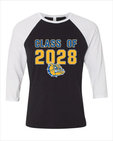 Princeton Bulldogs Class of 2028 Men's Baseball T-Shirt