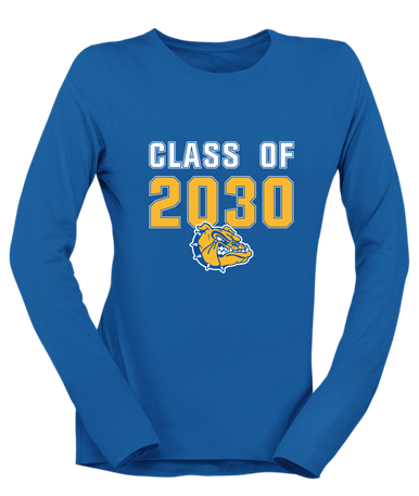 Princeton Bulldogs Class of 2030 Women's LS T-Shirt