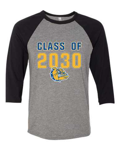 Princeton Bulldogs Class of 2030 Men's Baseball T-Shirt