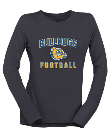 Princeton Bulldogs Football #1 Women's LS T-Shirt