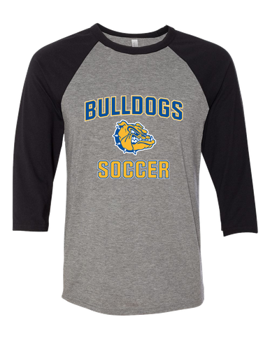 Princeton Bulldogs Soccer #1 Women's Baseball T-Shirt