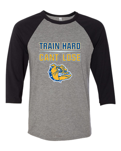 Princeton Bulldogs Train Hard, Can't Lose Women's Baseball T-Shirt