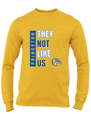 Princeton Bulldogs They Not Like Us #1 Men's LS T-Shirt