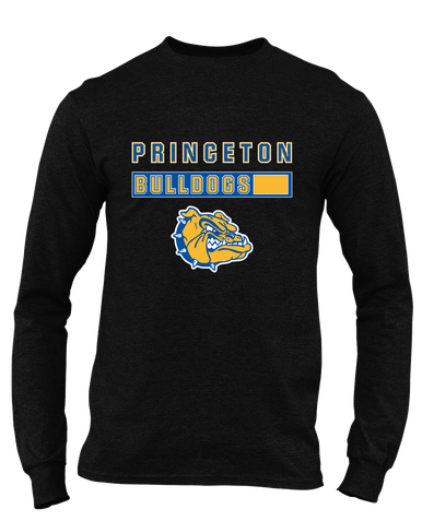 Princeton Bulldogs Mascot #7 Men's LS T-Shirt