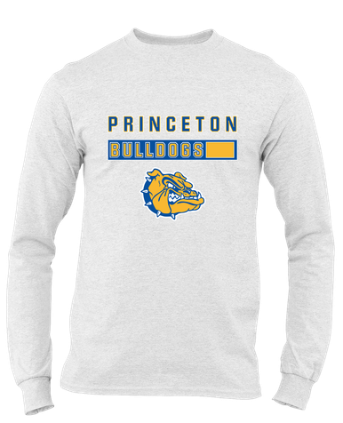 Princeton Bulldogs Mascot #7 Men's Premium LS T-Shirt