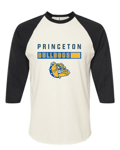 Princeton Bulldogs Mascot #7 Men's Baseball T-Shirt