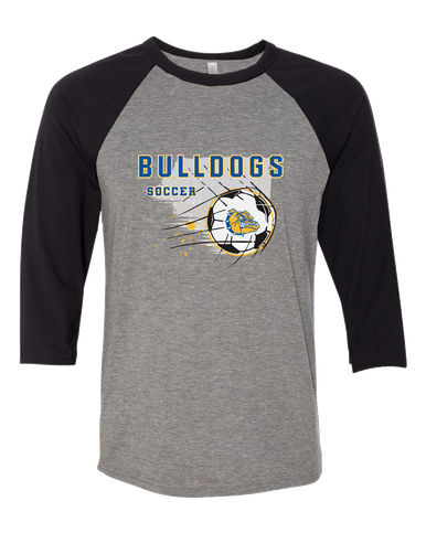 Princeton Bulldogs Soccer #2 Men's Baseball T-Shirt