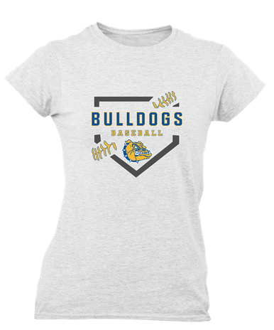 Princeton Bulldogs Baseball #2 Women's SS T-Shirt