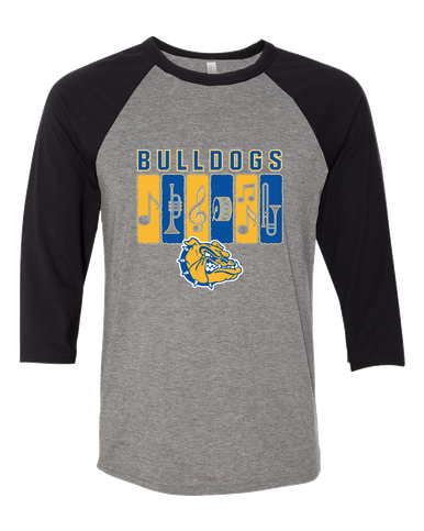 Princeton Bulldogs Band # 2 Women's Baseball T-Shirt