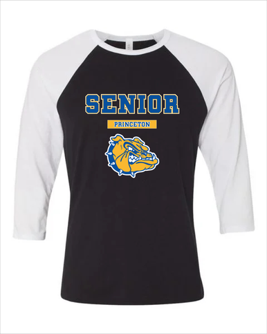 Princeton Bulldogs Senior #2 Men's Baseball T-Shirt