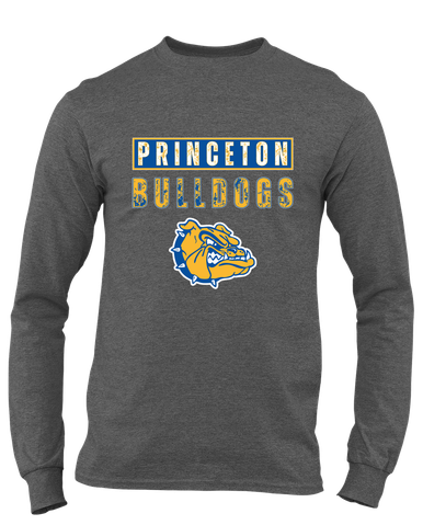 Princeton Bulldogs Mascot #9 Men's Premium LS T-Shirt
