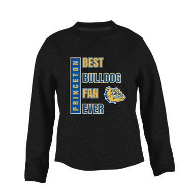 Princeton Bulldogs Best Bulldog Fan Women's Sweatshirt