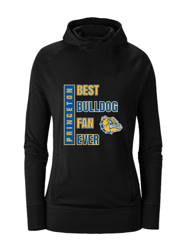 Princeton Bulldogs Best Bulldog Fan Women's Hoodie