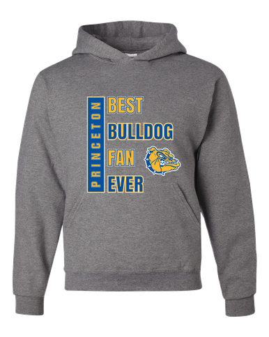 Princeton Bulldogs Best Bulldog Fan Men's Premium Hoodie