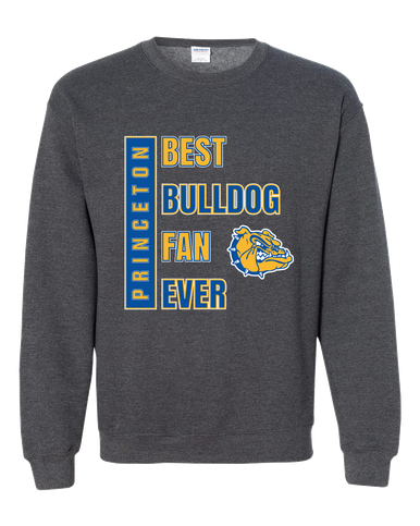 Princeton Bulldogs Best Bulldog Fan Men's Sweatshirt