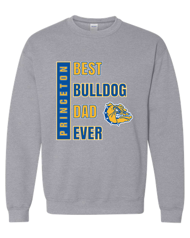 Princeton Bulldogs Best Bulldog Dad Men's Sweatshirt