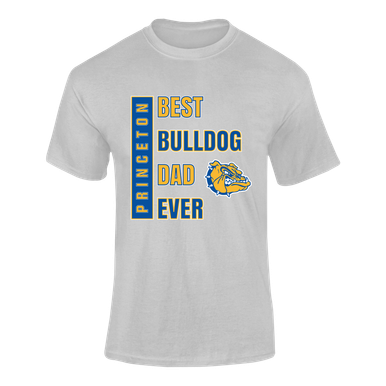 Princeton Bulldogs Best Bulldog Dad Men's SS T-Shirt