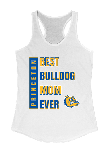 Princeton Bulldogs Best Bulldog Mom Women's Tank Top