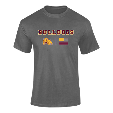 Big Spring Bulldogs Team Colors Flag Men's Premium SS T-Shirt
