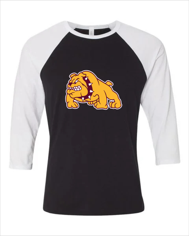 Big Spring Bulldogs Mascot #1 Women's Baseball T-Shirt